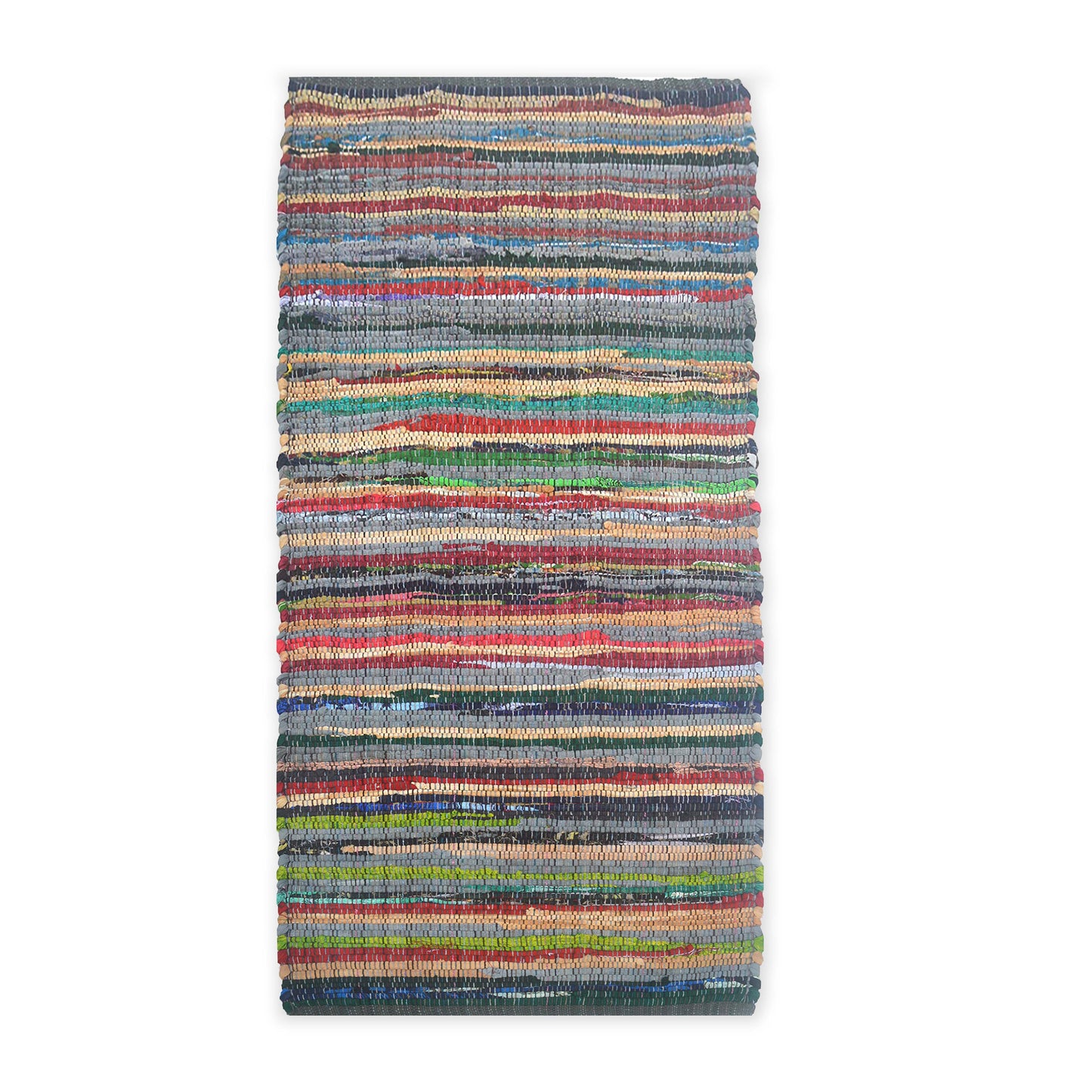 Rainbow Multi Chindi Runner - Multi, 2'x5'