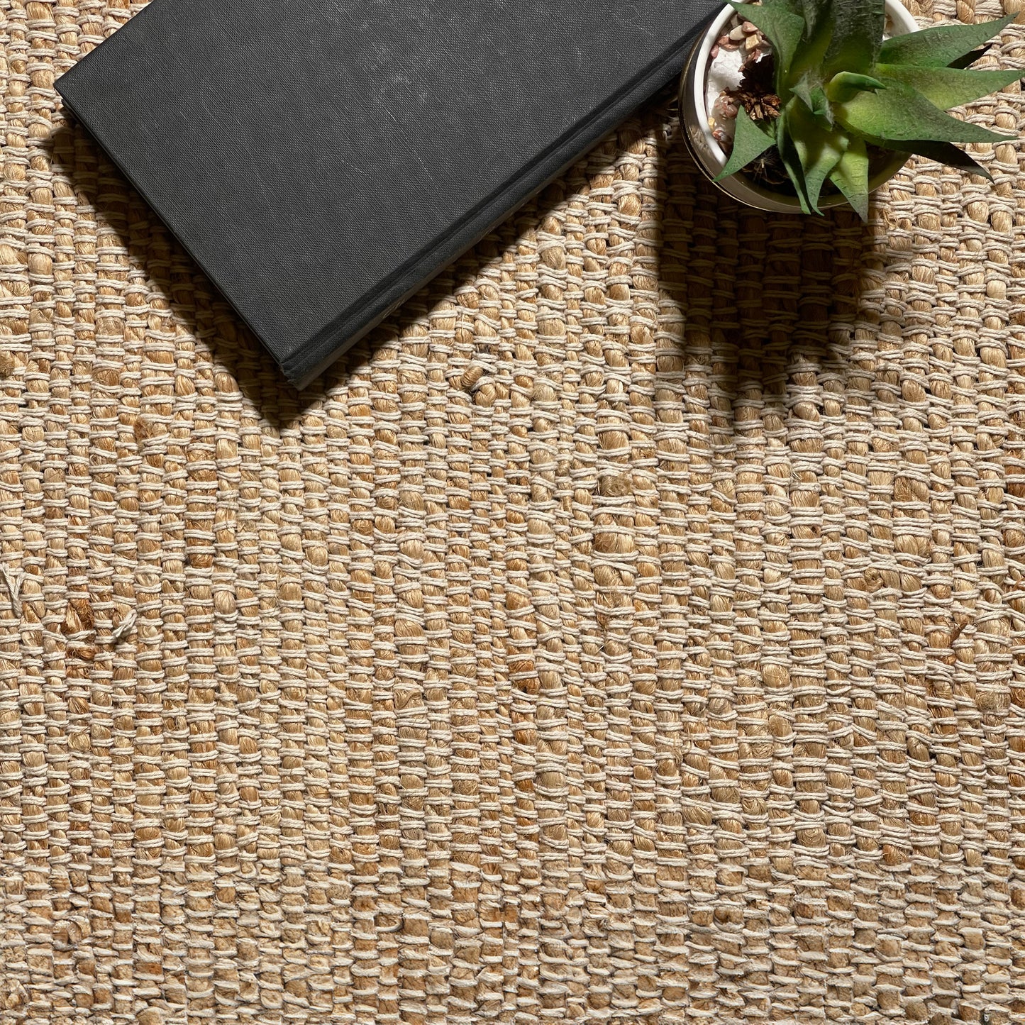 Jute Chindi Rug-Natural Jute-6'x9'.
