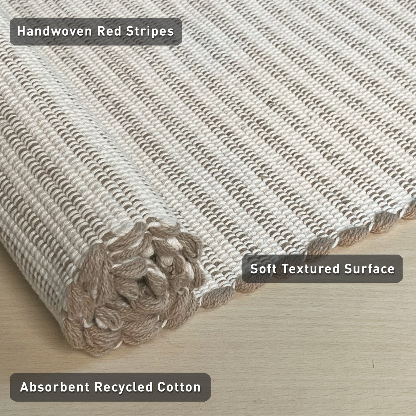 Providence Stripe Rug - Beige/Ivory, 4'x6'