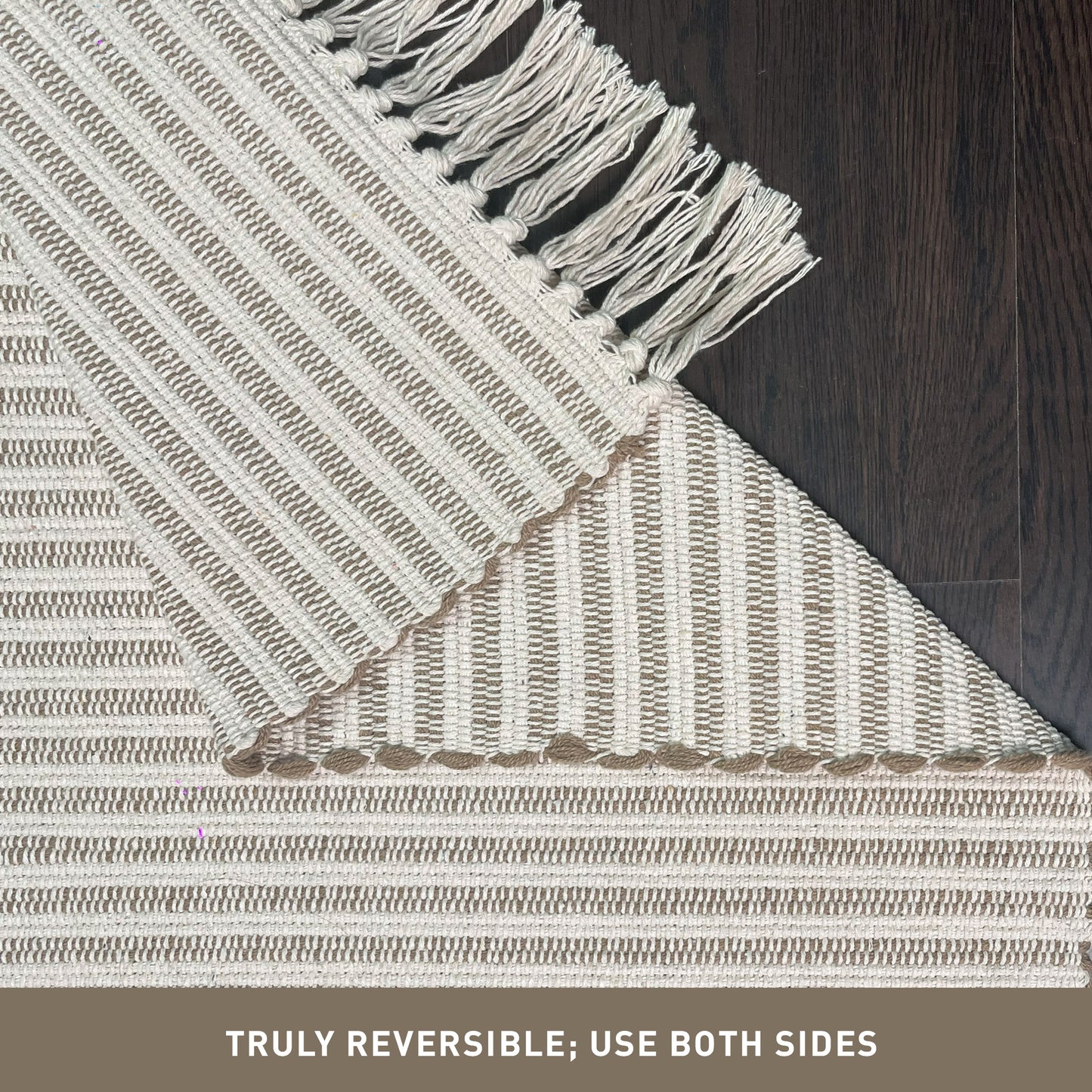 Providence Stripe Rug - Beige/Ivory, 4'x6'