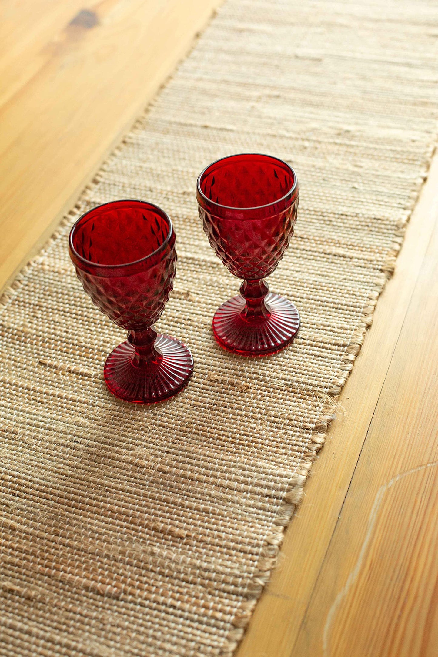 JUTE TABLE RUNNER, NATURAL JUTE, 13''x90''.
