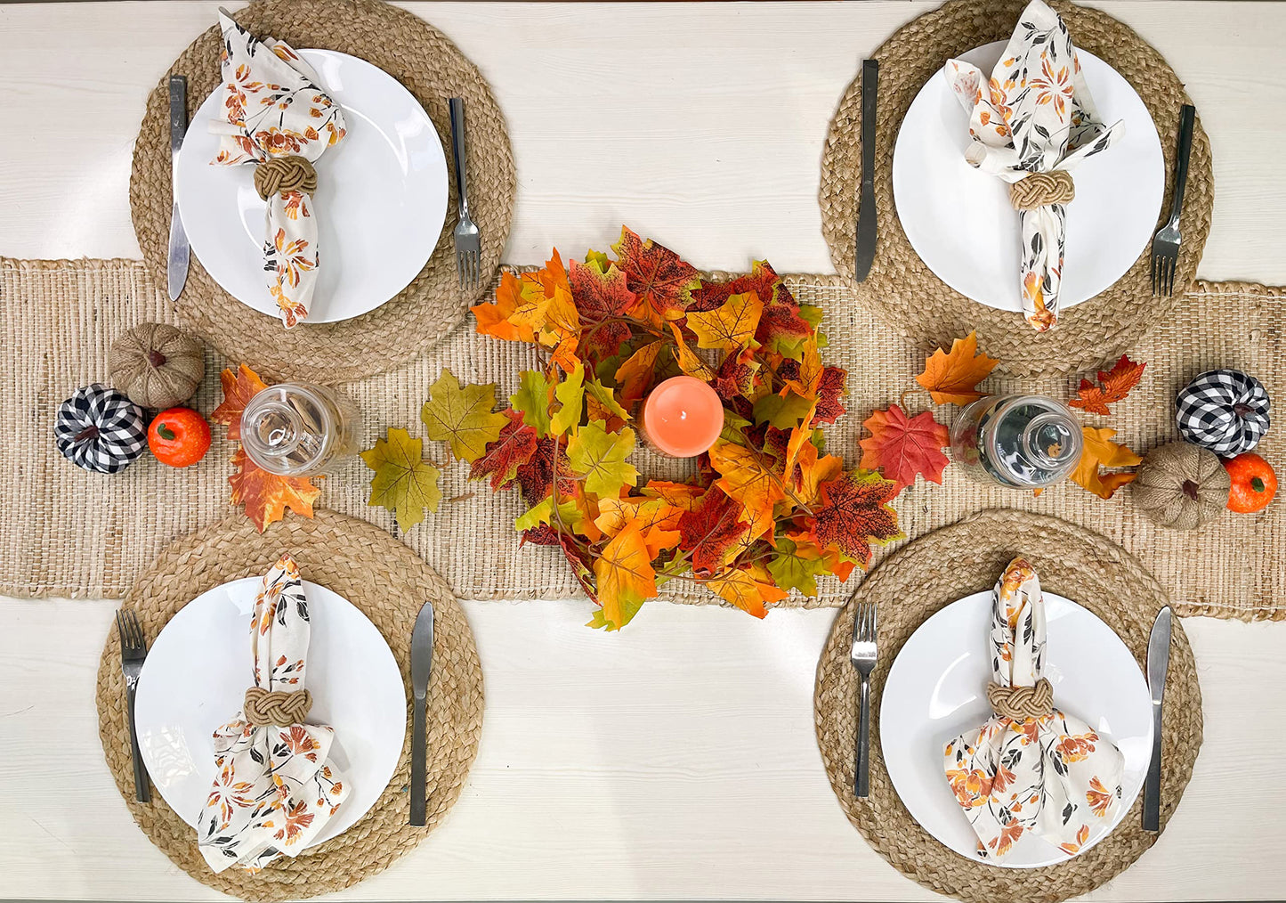 JUTE TABLE RUNNER, NATURAL JUTE, 13''x90''.