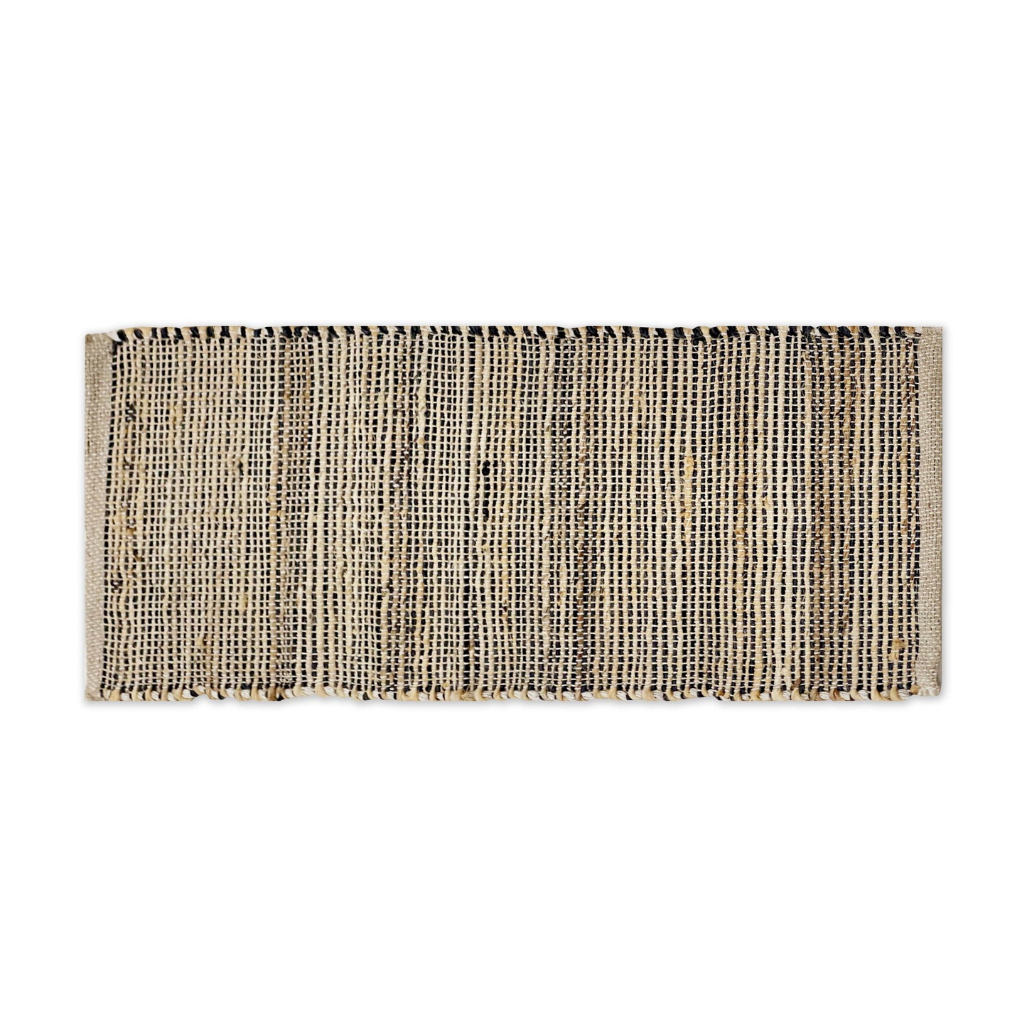 OMBRE TABLE RUNNER, NATURAL-GREY CHARCOAL, 13''x36''.