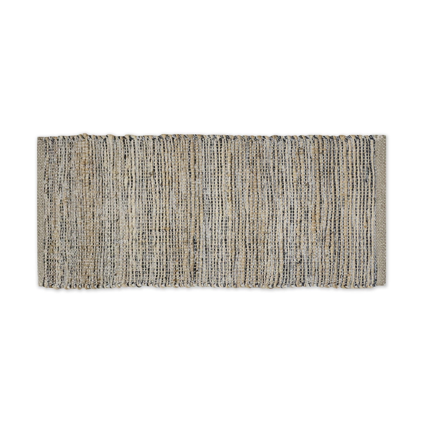 OMBRE TABLE RUNNER, NATURAL-GREY, 13''x36''.