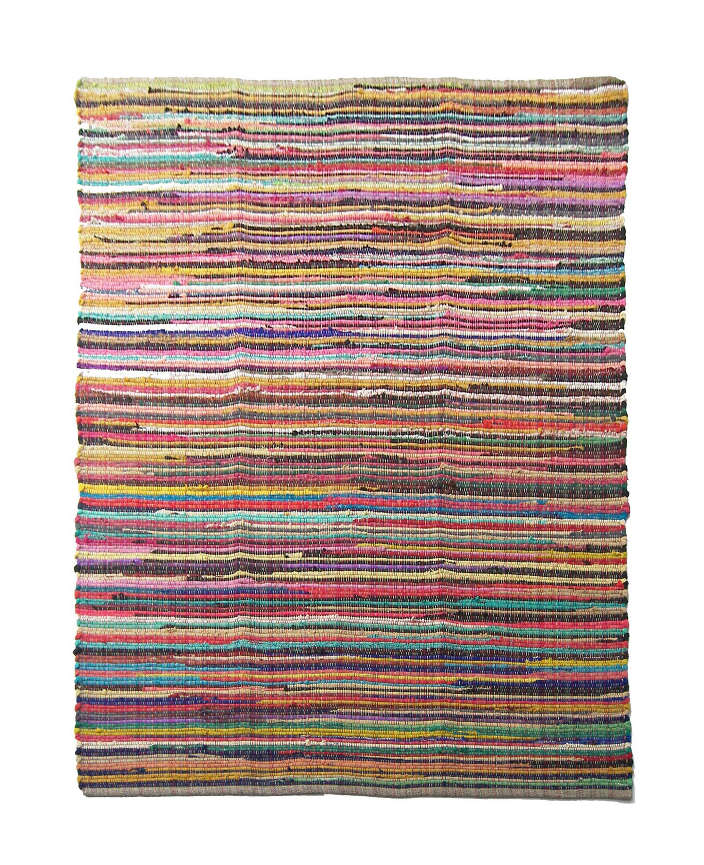 Rainbow Multi Chindi Rug - Multi, 5'x7'