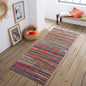 Rainbow Multi Chindi Runner - Multi, 2'x7'