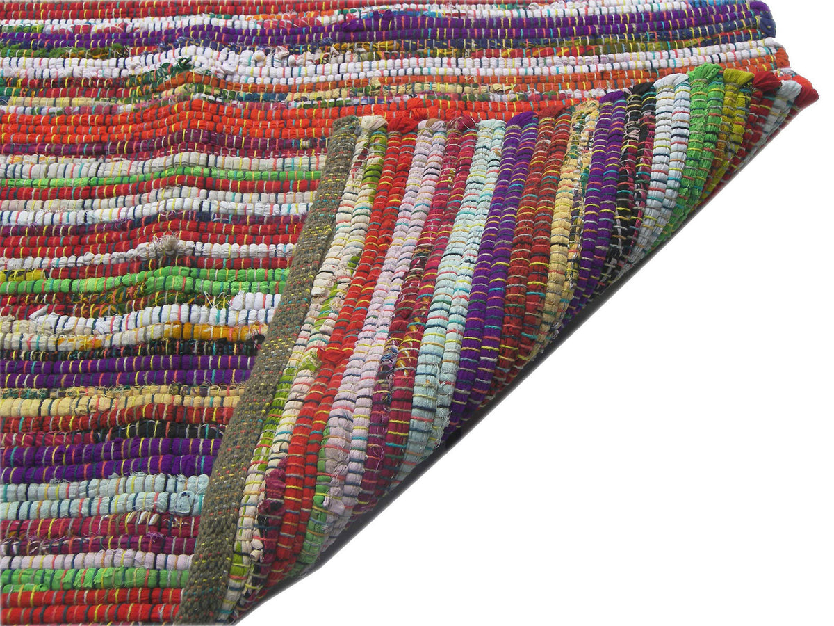 Rainbow Multi Chindi Rug - Multi, 8'x10'