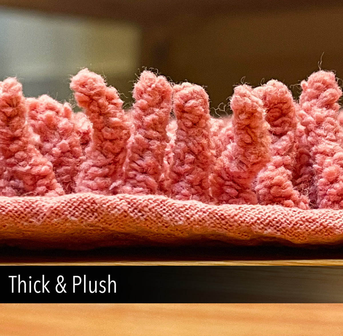 CHENILLE SHAGG ROUND  BATH MAT, 24'' RND, BLUSH