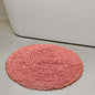 CHENILLE SHAGG ROUND  BATH MAT, 24'' RND, BLUSH