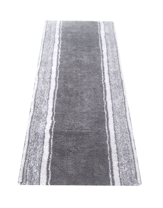 Manhattan Stripe Runner - Gray/White, 24''x60''