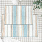 Maui 2 Pc Bath Set-Coastal Blue Beige-White,21''X34''/17''X24''