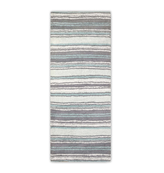 Maui Bath Runner - Grey-Green, 24"x60"