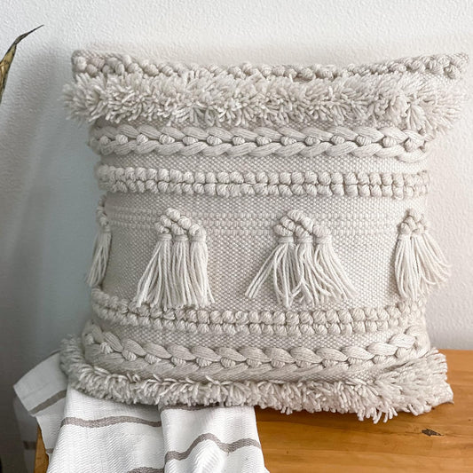 Baymont Pillow Cover Set Of 2 - Ivory, 18''x18''