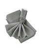 TEXTURED NAPKIN SET OF 6, GREY, 18''x18''