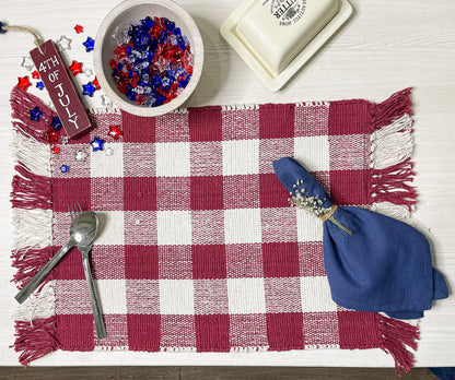 TEXTURED NAPKIN SET OF 6, NAVY, 18''x18''