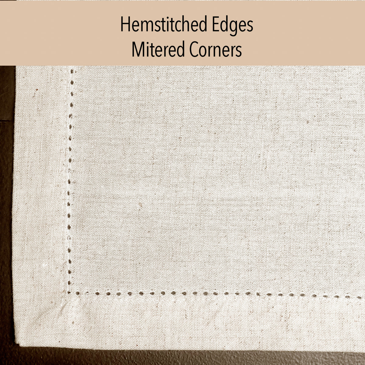 LUXOR NAPKINS SET OF 4, 18''x18'', CREAM