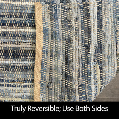 Denim Jute Rug - Denim Blue, 4'x6'