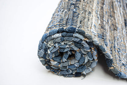 Denim Jute Rug - Denim Blue, 4'x6'