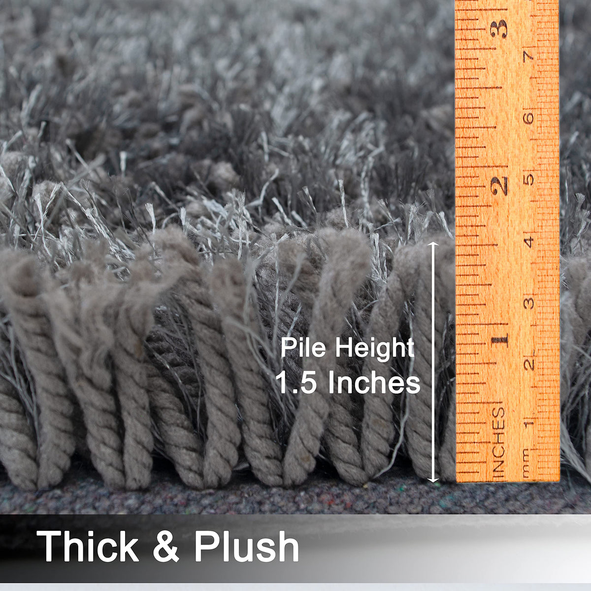 Ultimate Shag-S - Gray, 33''x57''