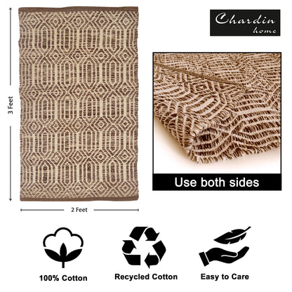 Cairo Rug - Brown/Ivory, 2'x3'