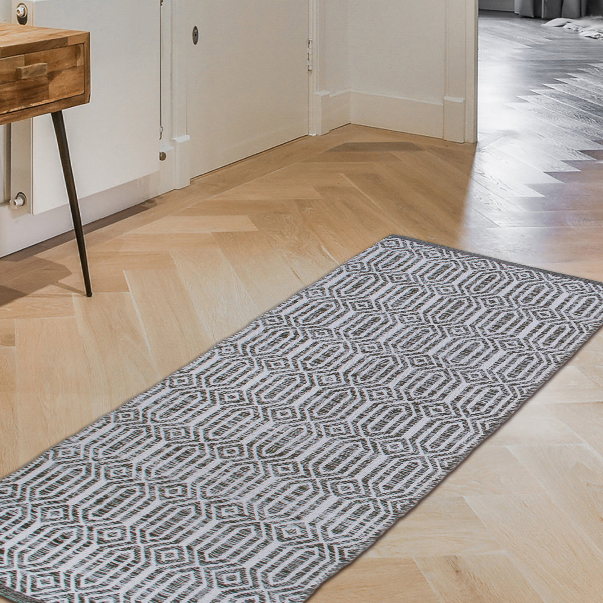 Cairo Runner - Sage Gray/Ivory, 2'x5'