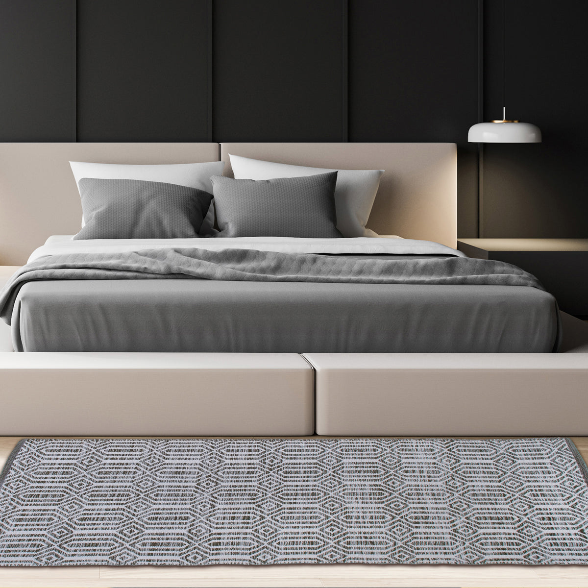 Cairo Runner - Sage Gray/Ivory, 2'x5'