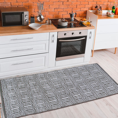 Cairo Runner - Sage Gray/Ivory, 2'x5'