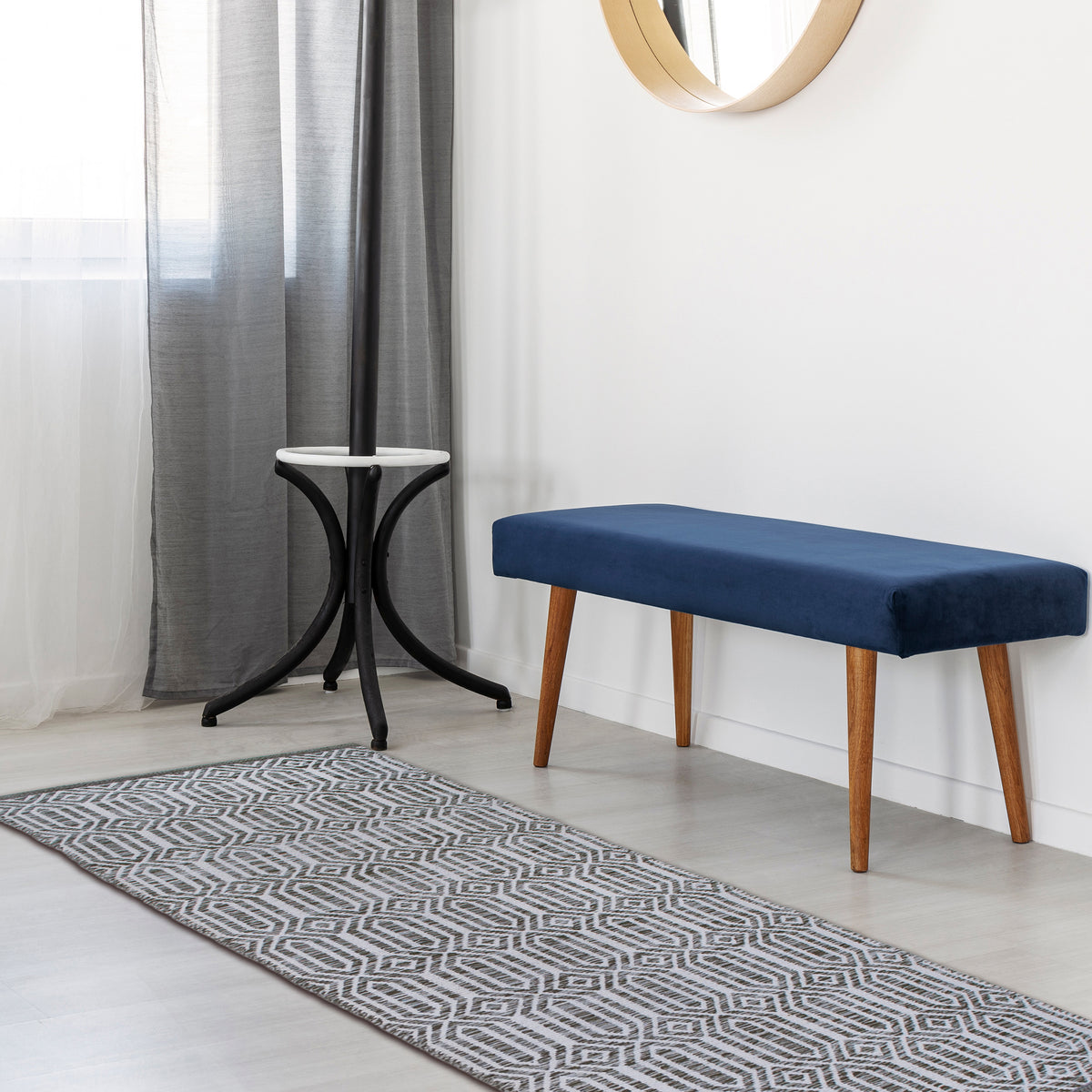 Cairo Runner - Sage Gray/Ivory, 2'x5'