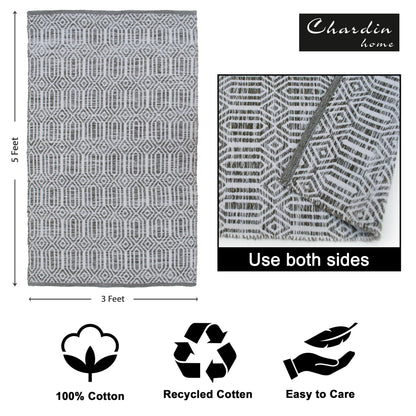 Cairo Rug - Sage Gray/Ivory, 3'x5'