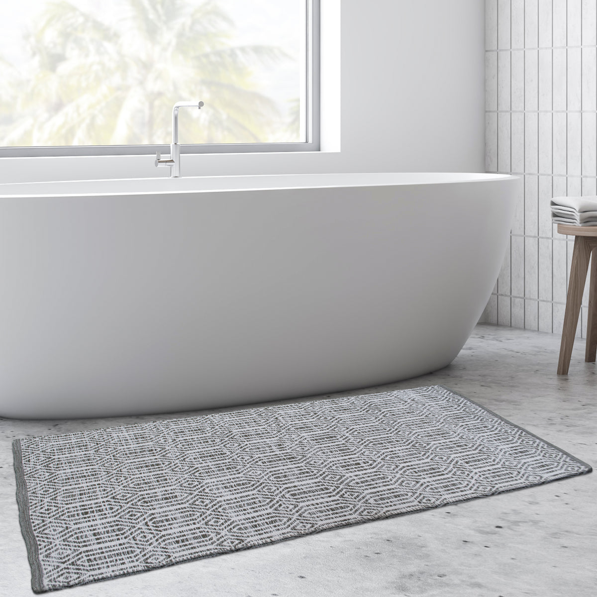 Cairo Rug - Sage Gray/Ivory, 3'x5'