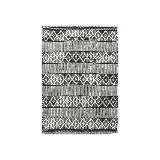 Morocco Rug - Black/Ivory, 2'x3'