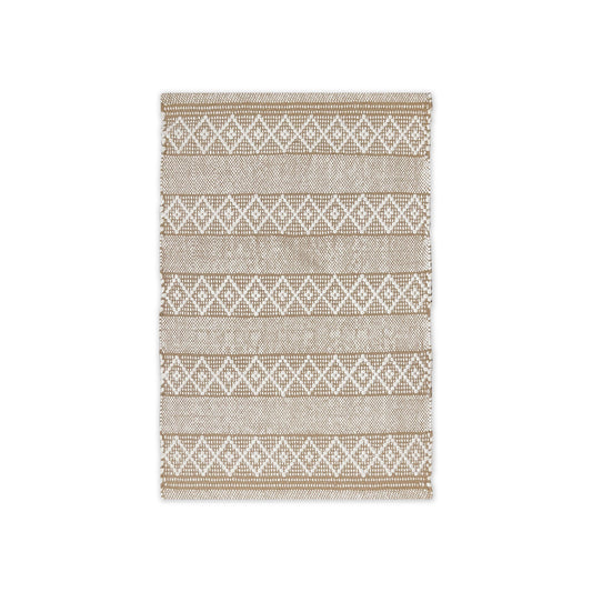 Morocco Rug - Beige/White, 2'x3'