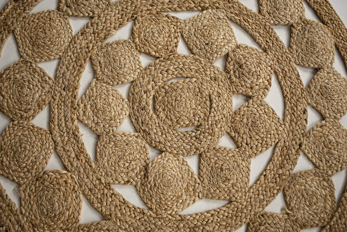 Felix Braid Round Rug - Natural Jute, 36" Rnd.
