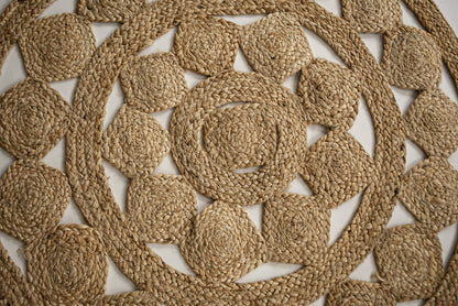 Felix Braid Round Rug - Natural Jute, 36" Rnd.