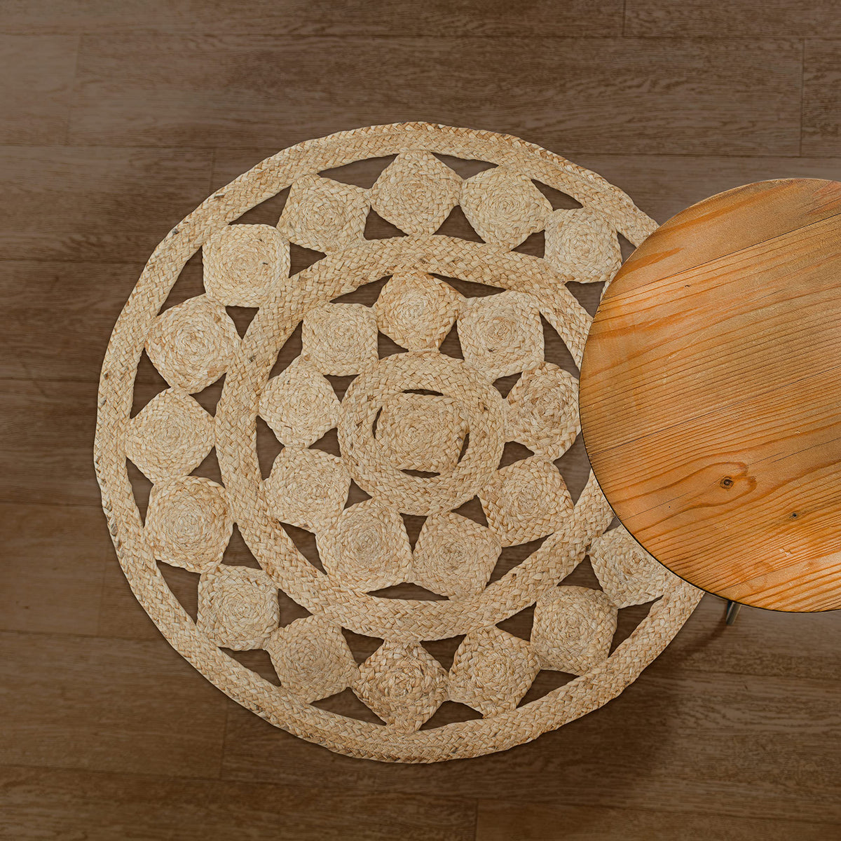Felix Braid Round Rug - Natural Jute, 36" Rnd.