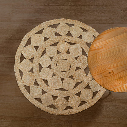 Felix Braid Round Rug - Natural Jute, 36" Rnd.