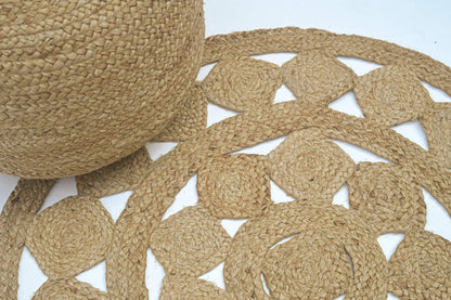Felix Braid Round Rug - Natural Jute, 36" Rnd.