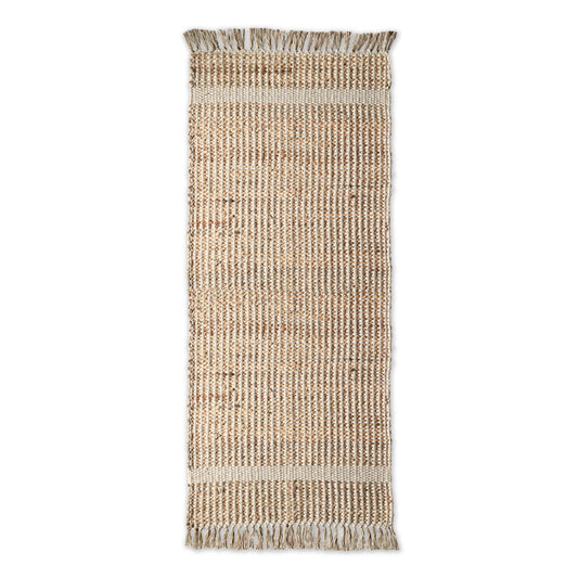 BRAIDED JUTE RUG, NATURAL JUTE-IVORY, 2'x3'