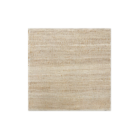 Jute Chindi Rug-Natural Jute-4'x4' Square.