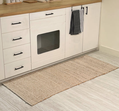 Jute Chindi Runner-Natural Jute-2.5'x8'.