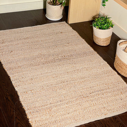 Jute Chindi Rug-Natural Jute-4'x6'.