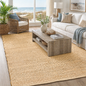 Jute Chindi Rug-Natural Jute-8'x10'.