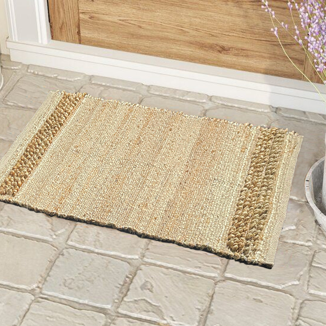 DUNE BRAIDED RUG, NATURAL JUTE, 2'x3'