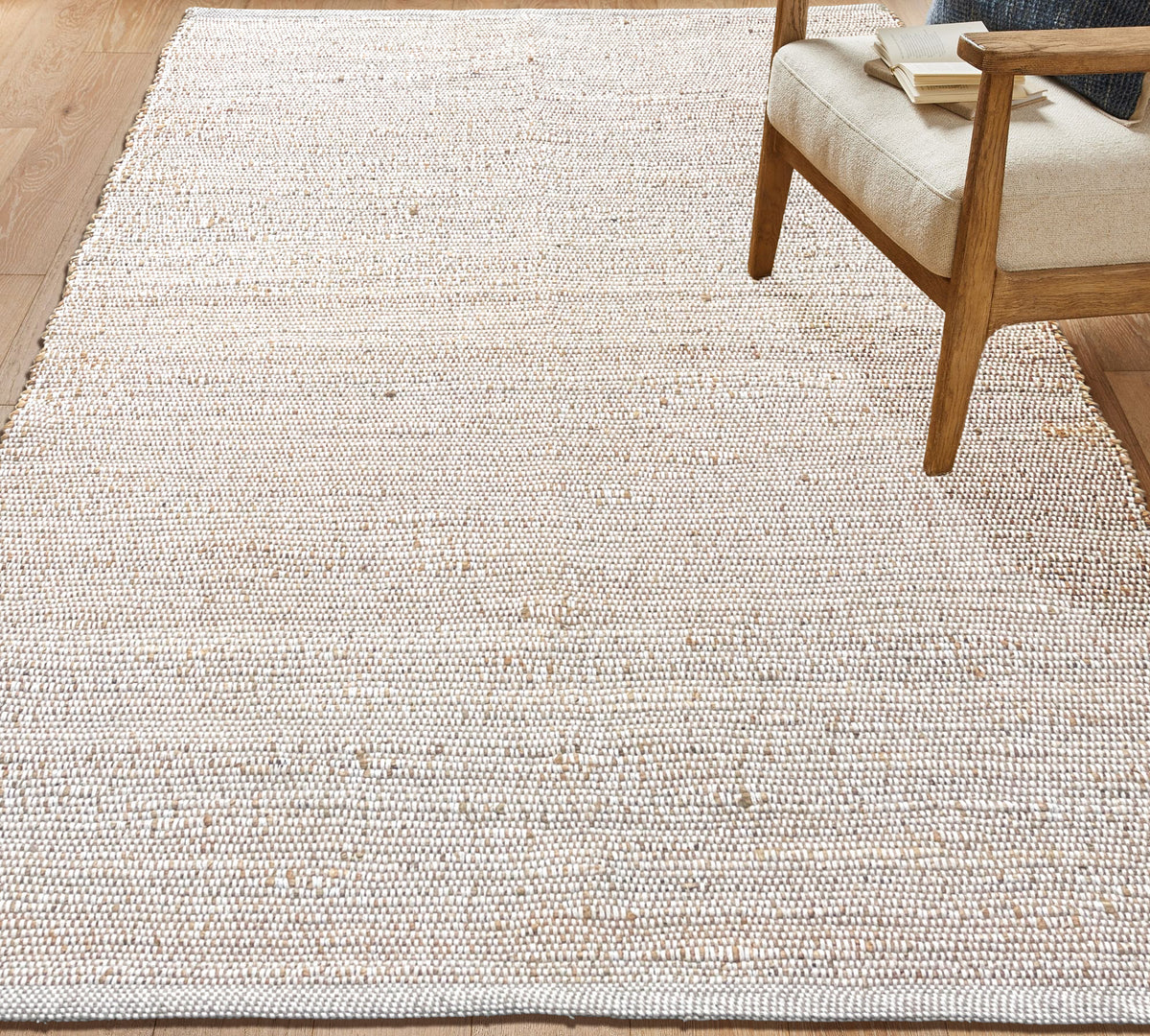 Jute Chindi Rug-Natural Jute-White-9'x12'.