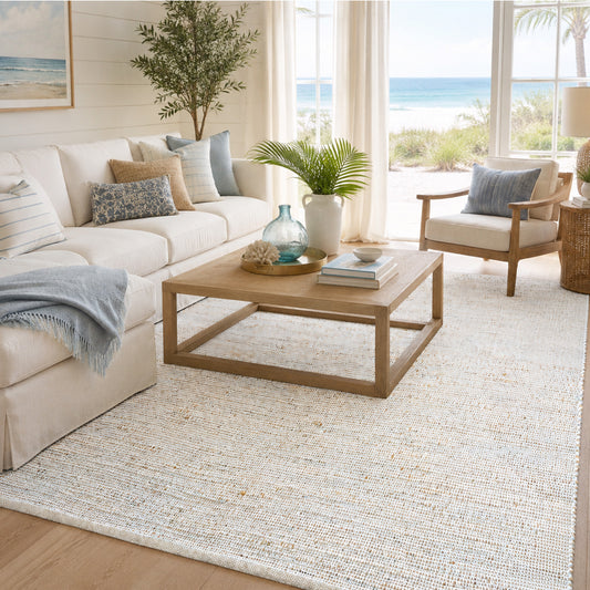 Jute Chindi Rug-Natural Jute-Coastal Blue-8'x10'.