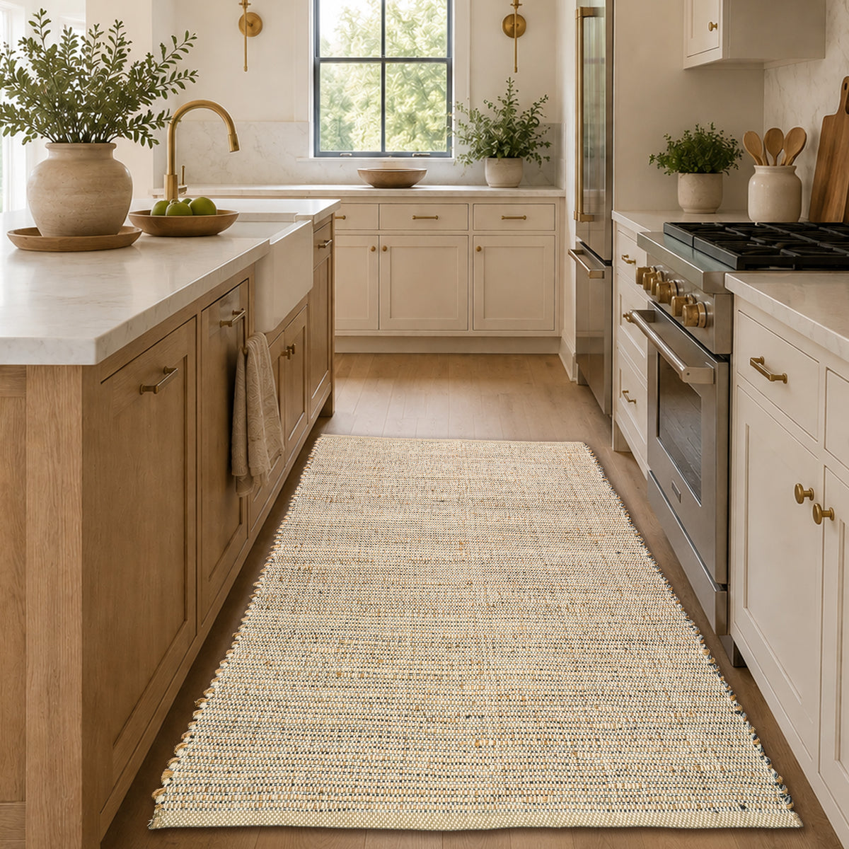 Jute Chindi Rug-Natural Jute-Greys-3'x5'.