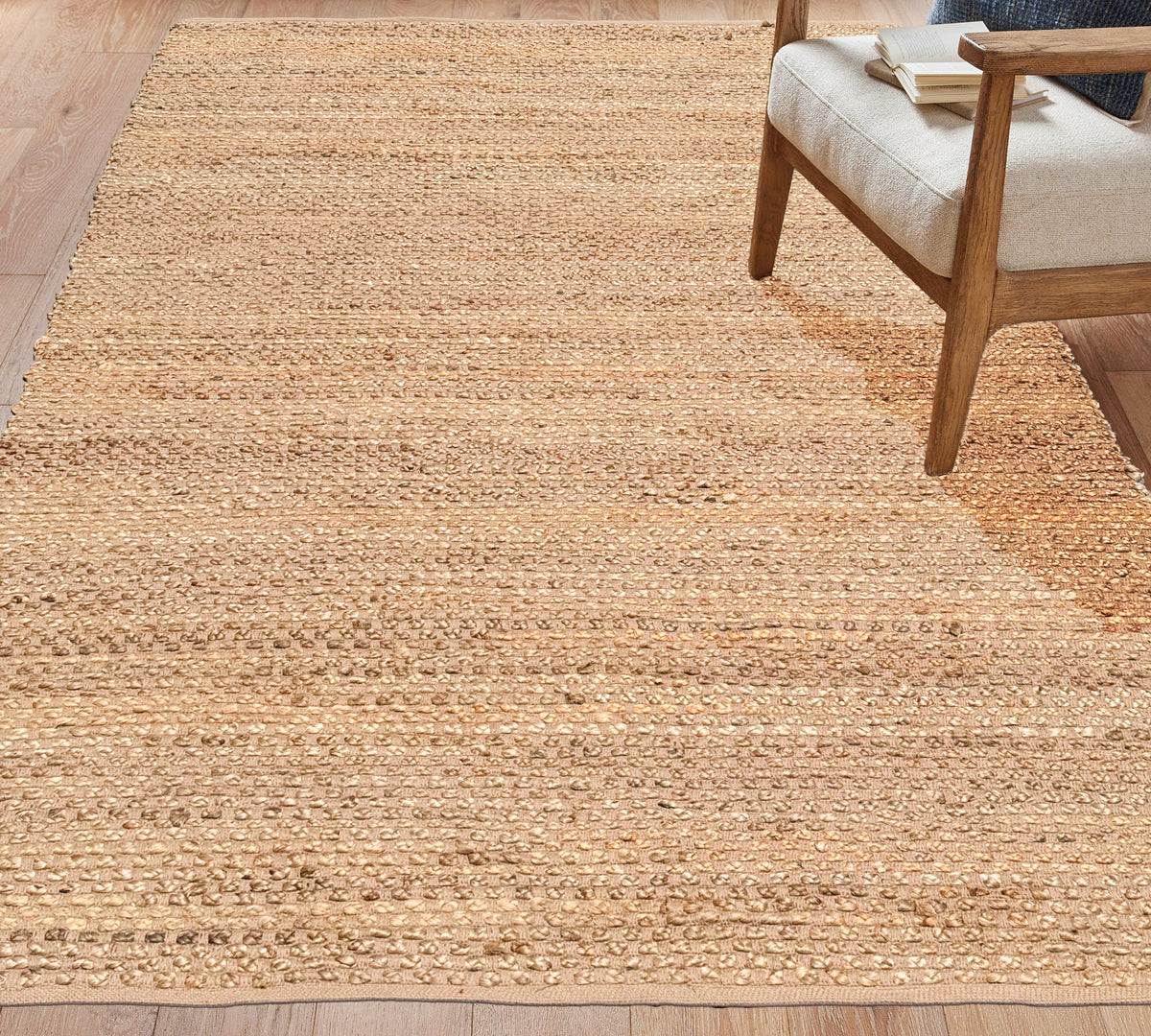 Jute Boucle Rug-Natural Jute-Beige-8'x10'.