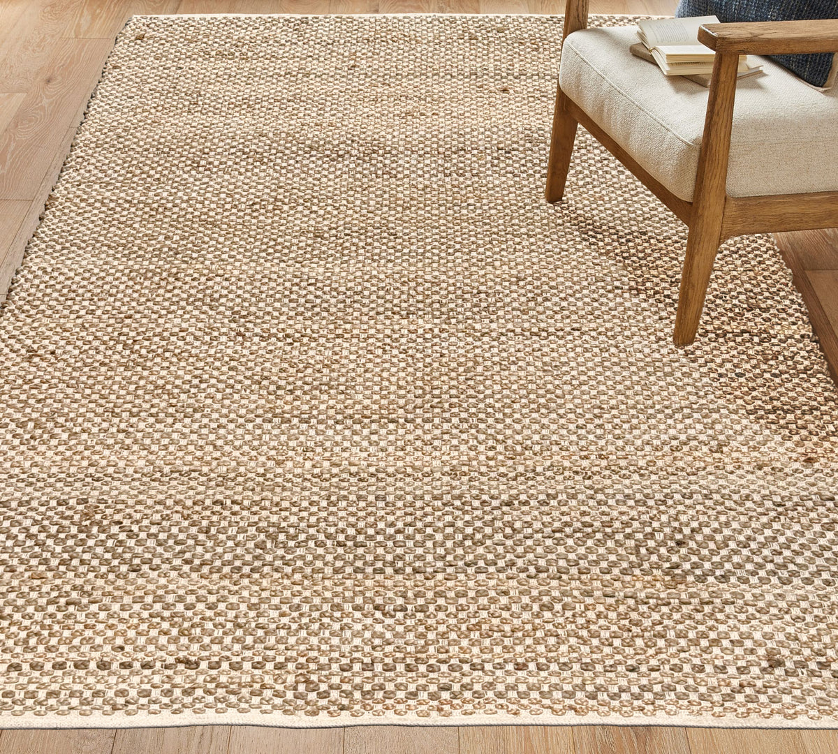 Jute Boucle Rug-Natural Jute-Ivory-6'x9'.