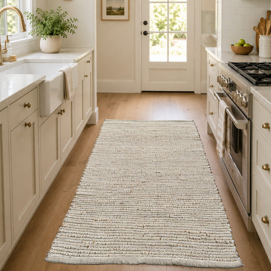 Jute Chindi Rug-Natural Jute-White-3'x5'.
