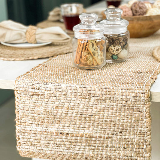 Jute Table Runner - Natural Jute, 13''x72''